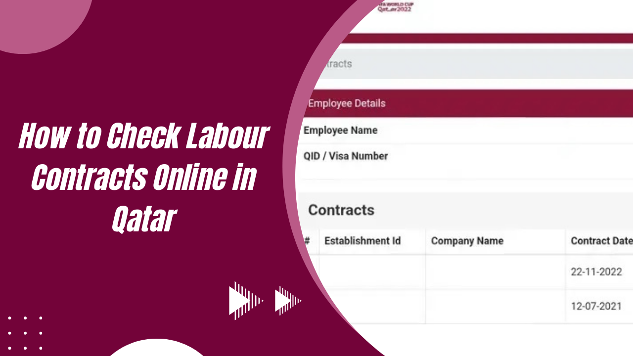 How to Check Labour Contracts Online in Qatar